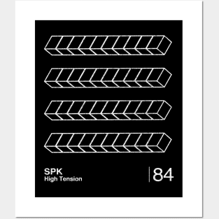 SPK / Minimalist Graphic Fan Art Design Posters and Art